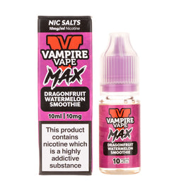 Dragonfruit Watermelon Smoothie Nic Salt E-Liquid by Vampire Vape Max - 10mg