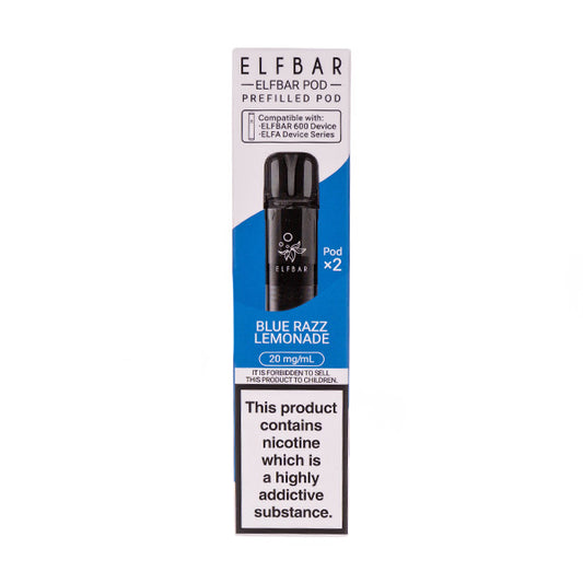 Elf Bar 600 Blue Razz Lemonade Prefilled Pods - Upgrade Your Vape Game Elf Bar 600 Blue Razz Lemonade Prefilled Pods - Upgrade Your Vape Game