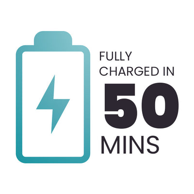 50 Mins Charging Time