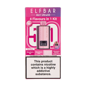 Elf Bar 4in1 Ultra 50 Prefilled Pod Kit Pink Edition