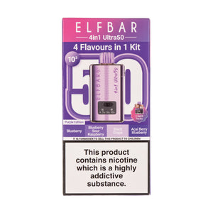 Elf Bar 4in1 Ultra 50 Prefilled Pod Kit Purple Edition