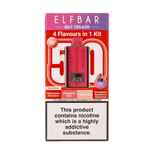 Elf Bar 4in1 Ultra 50 Prefilled Pod Kit Red Edition