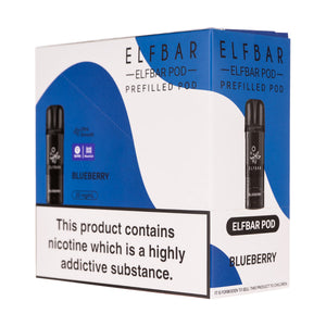 Elf Bar 600 Prefilled Pods - 4PK [Box of 10] - Blueberry