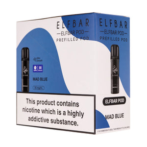 Elf Bar 600 Prefilled Pods - 4PK [Box of 10] - Mad Blue
