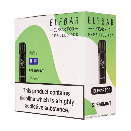 Elf Bar 600 Prefilled Pods - 4PK [Box of 10] - Spearmint