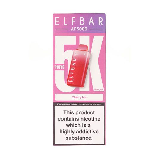 Elf Bar AF5000 Disposable Vape in cherry ice