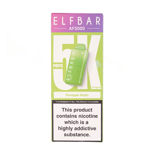 Elf Bar AF5000 Disposable Vape in pineapple mojito