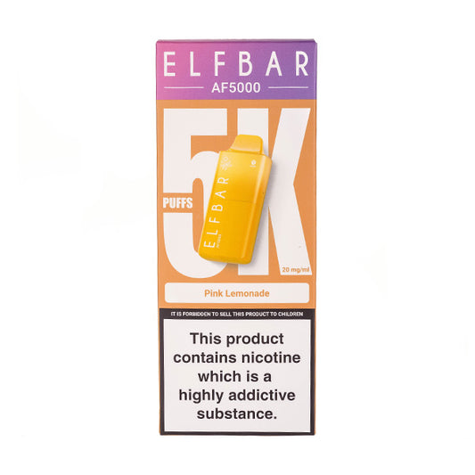 Elf Bar AF5000 Disposable Vape in pink lemonade