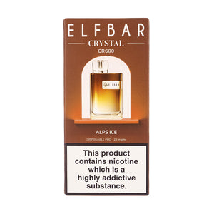 Elf Bar Crystal CR600 Disposable Vape Alps Ice