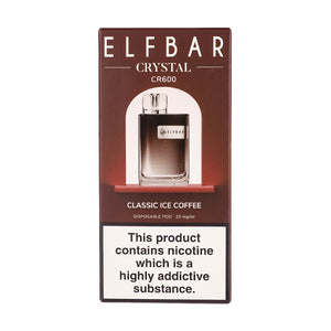 Elf Bar Crystal CR600 Disposable Vape Classic Ice Coffee