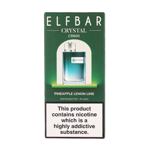 Elf Bar Crystal CR600 Disposable Vape Pineapple Lemon Lime