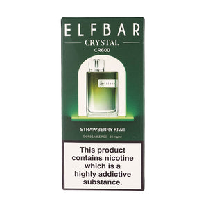Elf Bar Crystal CR600 Disposable Vape Strawberry Kiwi