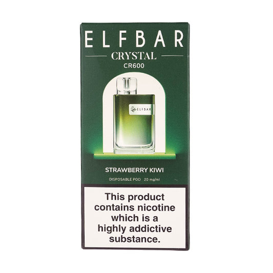 Elf Bar Crystal CR600 Disposable Vape Strawberry Kiwi