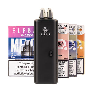 Elf Bar ELFX Mega Pod Kit Bundle - Black