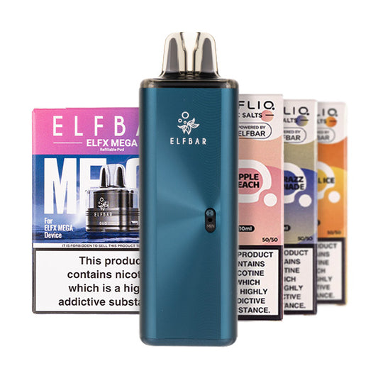 Elf Bar ELFX Mega Pod Kit Bundle - Navy