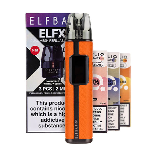 Elf Bar ELFX Pro Classic Pod Kit Bundle - Orange