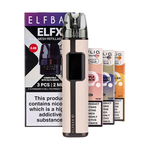 Elf Bar ELFX Pro Classic Pod Kit Bundle - White