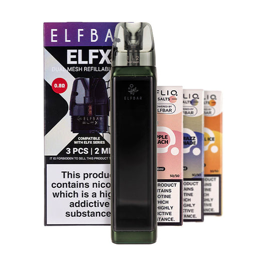 Elf Bar ELFX Ultra Pod Kit Bundle | Save 20% + Free Pods Elf Bar ELFX Ultra Pod Kit Bundle | Save 20% + Free Pods