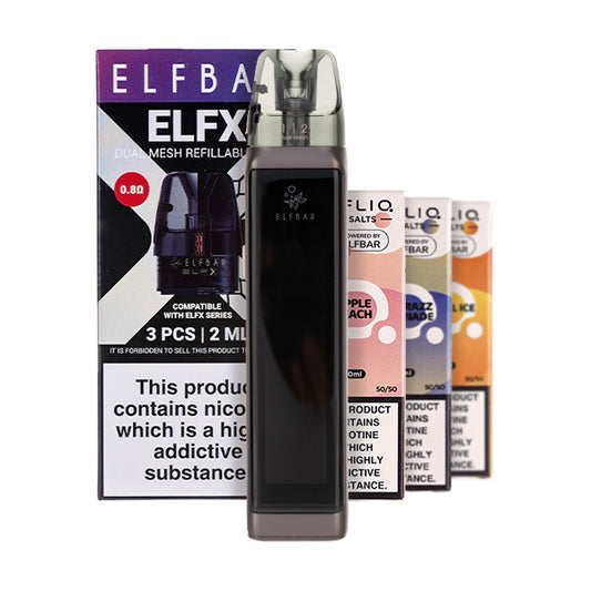 Elf Bar ELFX Ultra Pod Kit Bundle - Grey