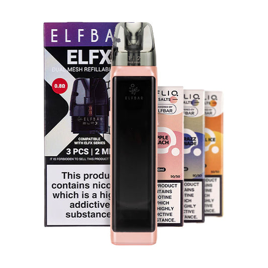 Elf Bar ELFX Ultra Pod Kit Bundle - Pink