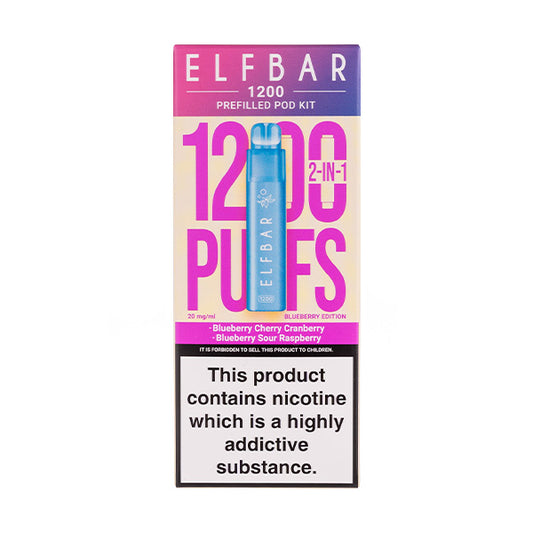 Elf Bar 1200 Pod Kit Blueberry Edition