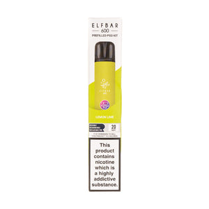 Elf Bar 600 Prefilled Pod Kit - Lemon Lime