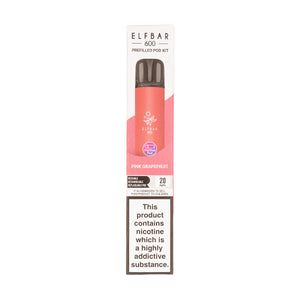Elf Bar 600 Prefilled Pod Kit - Pink Grapefruit