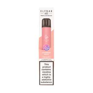 Elf Bar 600 Prefilled Pod Kit - Strawberry Snoow