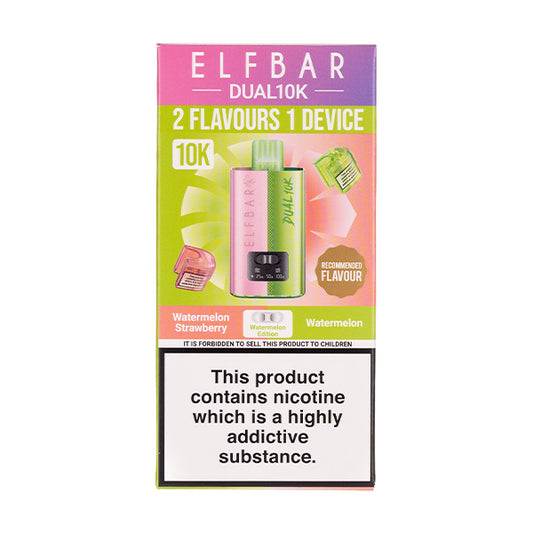 Elf Bar Dual 10K Pod Vape Kit | Dual Flavour Prefilled Vape Elf Bar Dual 10K Pod Vape Kit | Dual Flavour Prefilled Vape