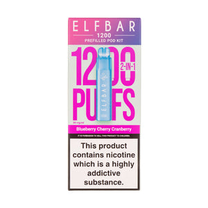 Elf Bar EB1200 Pod Kit - Blueberry Cherry Cranberry