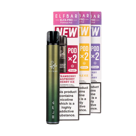 Elf Bar ELFA Pro Pod Kit Bundle - Aurora Green