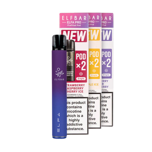 Elf Bar ELFA Pro Pod Kit Bundle - Aurora Purple