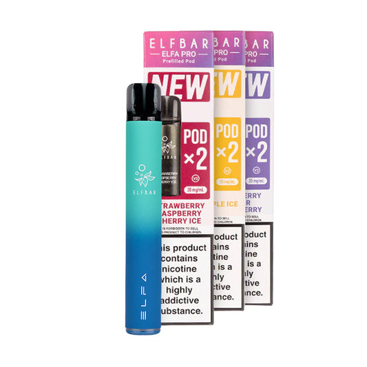 Elf Bar ELFA Pro Pod Kit Bundle - Aurora Blue
