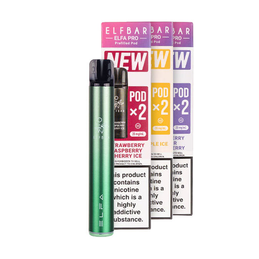 Elf Bar ELFA Pro Pod Kit Bundle - Twilight Green