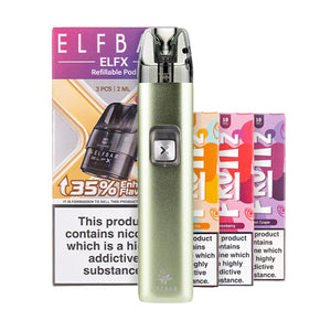 Elf Bar ELFX 2 Pod Kit - Mint Green