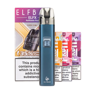 Elf Bar ELFX 2 Pod Kit Bundle - Ocean Blue