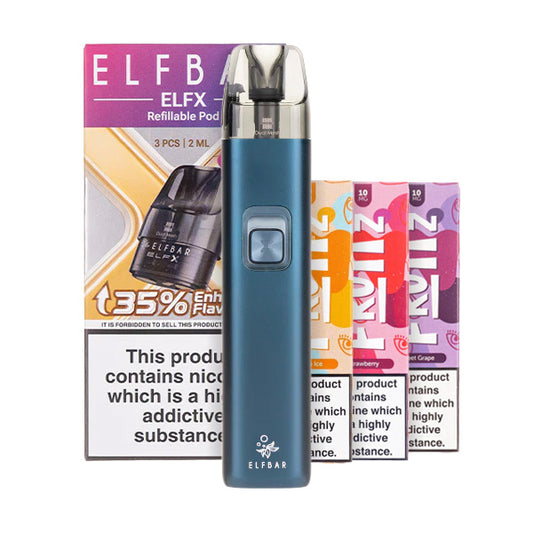 Elf Bar ELFX 2 Pod Kit Bundle - Ocean Blue