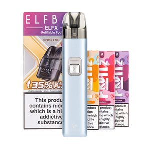 Elf Bar ELFX 2 Pod Kit Bundle- Sky Blue