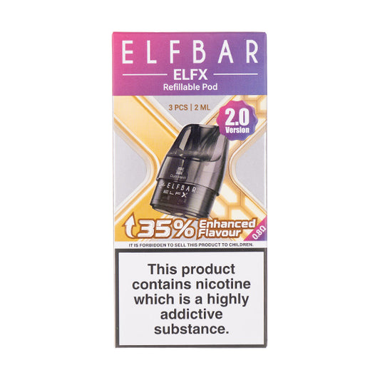 Elf Bar ELFX V2 Refillable Pods - 0.8ohms