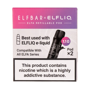 Elf Bar Elfa Turbo Refillable Pods - 1.1ohm