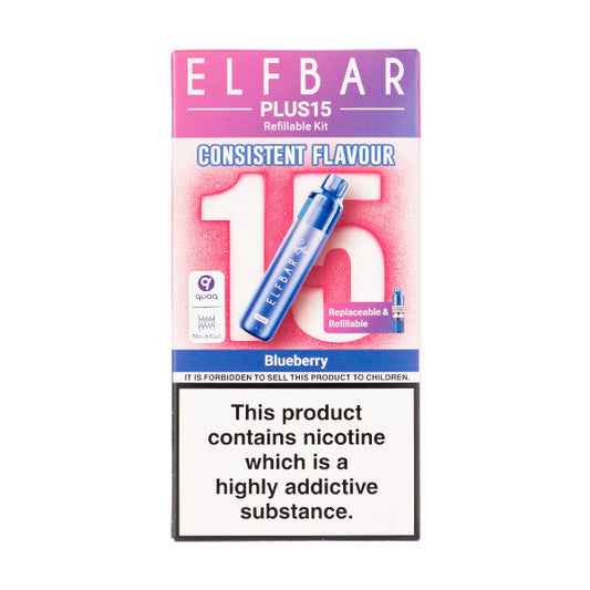 Elf Bar Plus15 Prefilled Pod Kit - Blueberry