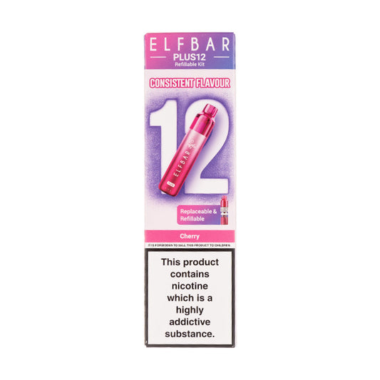 Elf Bar Plus 12 Prefilled Pod Kit - Cherry