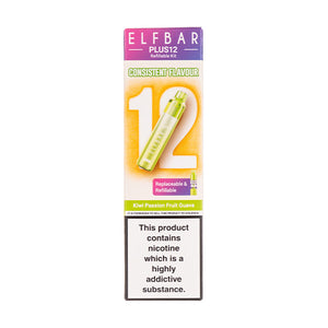 Elf Bar Plus 12 Prefilled Pod Kit - Kiwi Passion Fruit Guava