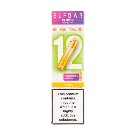 Elf Bar Plus 12 Prefilled Pod Kit - Mango