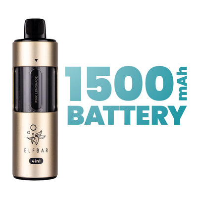 1500mAh Battery Capacity
