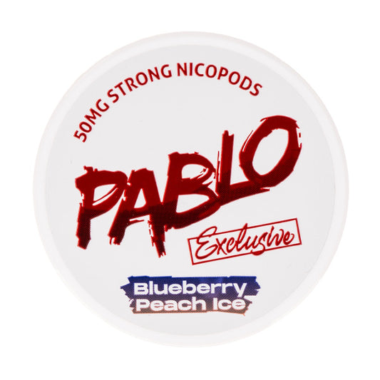 Exclusive Blueberry Peach Ice Nicotine Pouches by Pablo