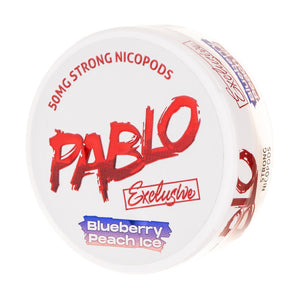 Exclusive Blueberry Peach Ice Nicotine Pouches by Pablo