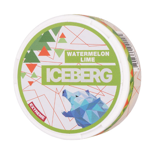 Extreme Watermelon Lime Nicotine Pouches by Iceberg