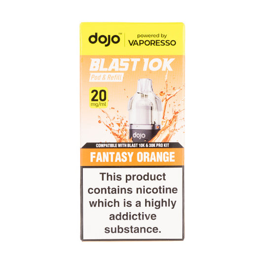 Fantasy Orange Dojo Blast 10K Prefilled Pod + Refill by Vaporesso