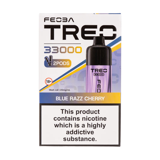 Feoba Treo 33K Prefilled Pod Kit in Blue Razz Cherry